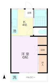 ニュー田辺第一【2階】の間取り