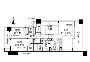 オーベル東陽町【2階】の間取り