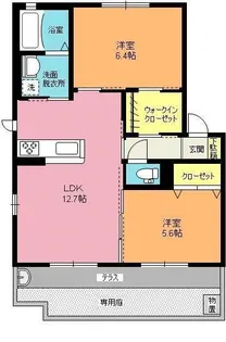 SHMリヴァージュA【1階】の間取り