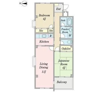 グレイスコート【1階】の間取り