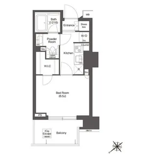コンフォリア新中野【4階】の間取り