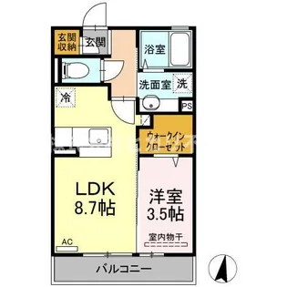 PeaceCabin【1階】の間取り