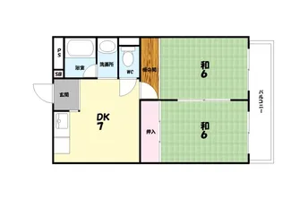 三栄第二ビル【3階】の間取り