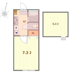 ポモドーロ千川【2階】の間取り