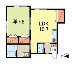 シエル西荻北【1階】の間取り