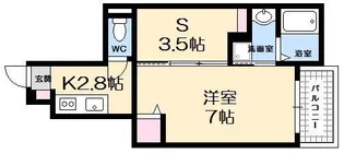 メゾンドペルレ住村I【1階】の間取り