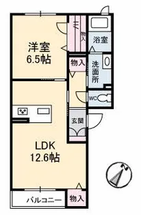 ベレオ東雲本町【2階】の間取り