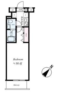 スカイコートパレス押上III【7階】の間取り