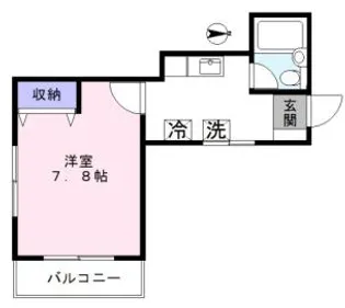 パーシモンハイツ【2階】の間取り