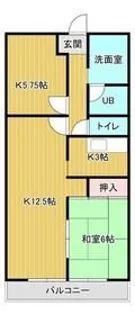 リアライズ竜田町【5階】の間取り