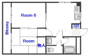 グランド・パレスジュイレー【5階】の間取り