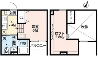 メルヴェイユ【2階】の間取り