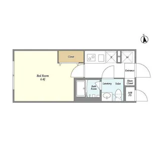 ウェルスクエアイズム上北沢【3階】の間取り