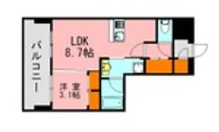 K320【10階】の間取り