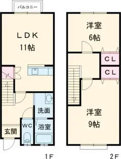 メゾネット ルーラルの間取り