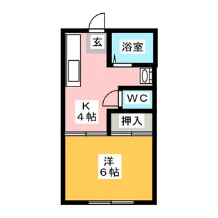 ジョーハウス【1階】の間取り