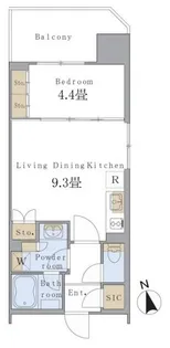 Brillia ist 浅草橋【9階】の間取り