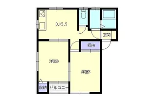 NSハイツ【2階】の間取り