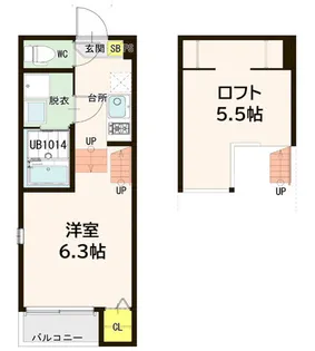 La Selva【2階】の間取り