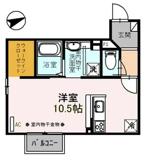 ティエリア【2階】の間取り