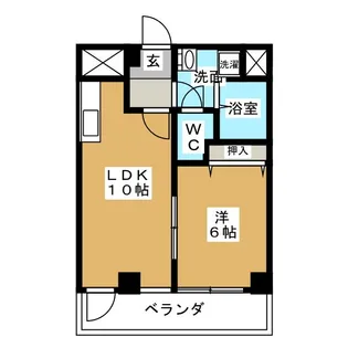 パークビュー栄【5階】の間取り