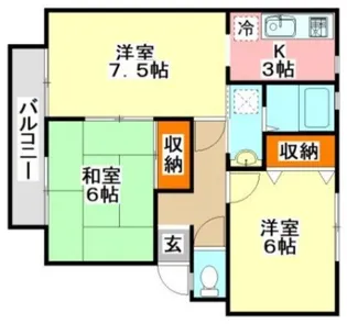 サンガーデン後藤寺【2階】の間取り