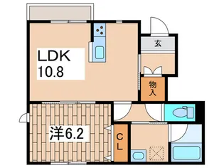 アヴァンツァーレ【1階】の間取り