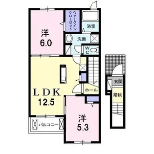 HOUSE・7【2階】の間取り