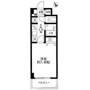 フォートラス板橋本町【2階】の間取り