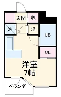 メッセ幸【4階】の間取り