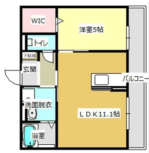 セジュールメグIII【2階】の間取り