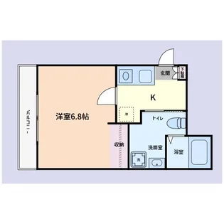 casa furtuna横浜柴町【3階】の間取り