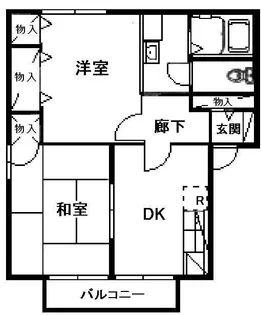 ビレッジみなみ オータム【2階】の間取り