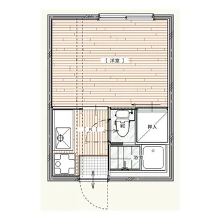 久栄コーポA【2階】の間取り