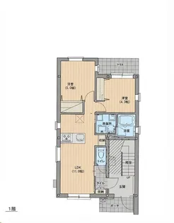ボン メゾン【2階】の間取り