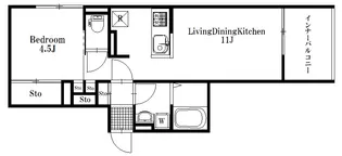 シャトネルB【3階】の間取り