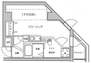エテルノ高田馬場【5階】の間取り