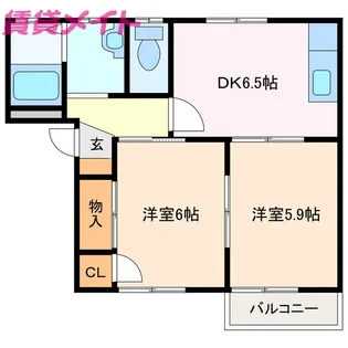 ハイビスカス C【1階】の間取り