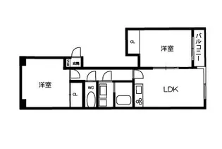 東亜シティハイツ【3階】の間取り
