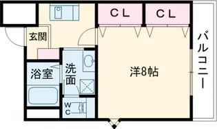 アバンウェルZENZO【6階】の間取り