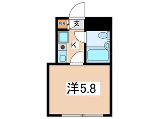 パロッツ白楽【2階】の間取り