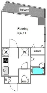 レジーナ池尻【3階】の間取り