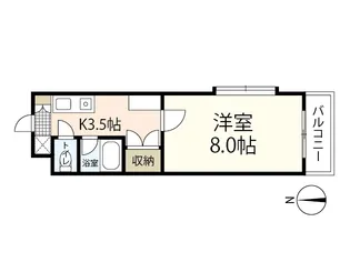 Bambou Village【4階】の間取り