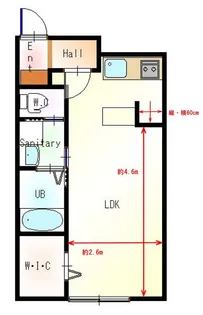 La Foret TSUBAKI (ラフォーレ・ツバキ)【1階】の間取り