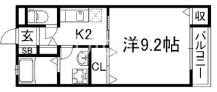 Belle Lead六条【2階】の間取り