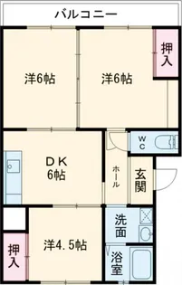 コーポ浅田【3階】の間取り