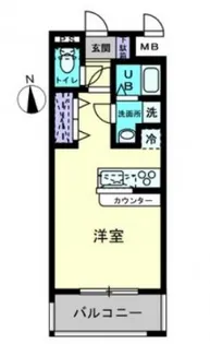 コンティニューム宇品【5階】の間取り