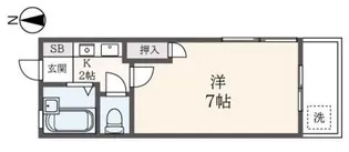 サンローゼ【1階】の間取り