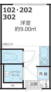 Shanti Casa 四谷若葉【1階】の間取り