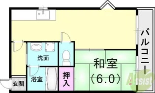 信和マンション【3階】の間取り